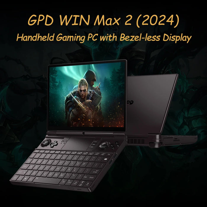 Ready Stock! GPD Win Max 2 2023 Handheld Game Console AMD 8840U 10.1 inch 32GB/64GB RAM Portable Games Mini Laptop