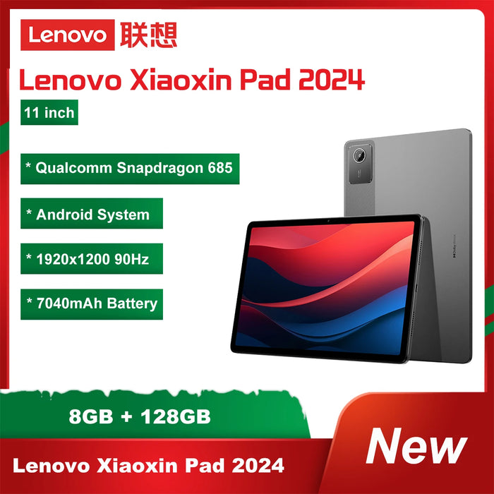 Lenovo Xiaoxin Pad 2024 11inch 8GB 128GB Tablet Qualcomm Snapdragon 685 Android System BT 2.1 7040mAh Battery CHinese Version