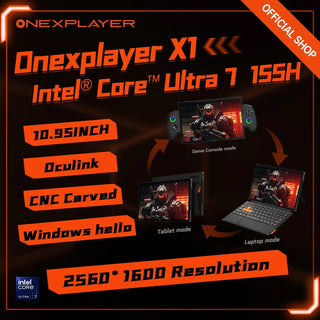 New OneXPlayer X1  Onexconsole 10.95 Inch Intel Core Ultra 7 155H Qculink Laptop Shipping Late March Replaceble D-PAD