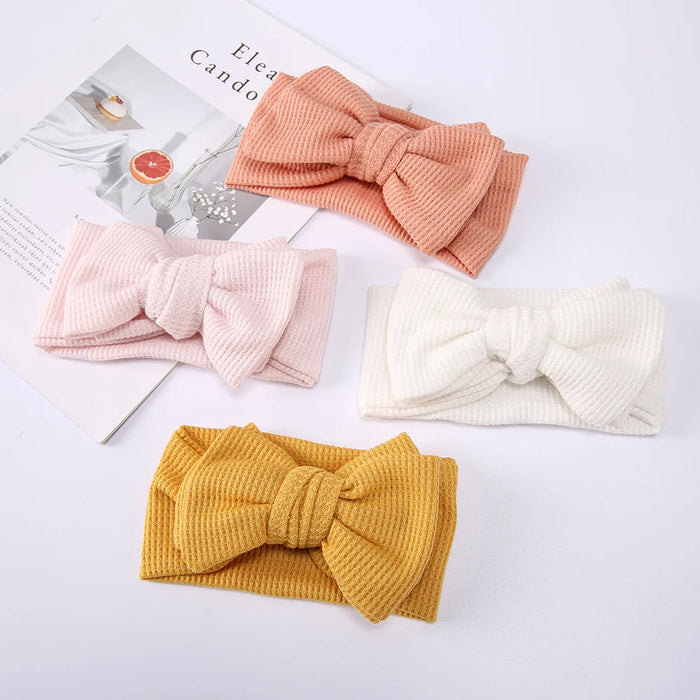 Baby Headband Newborn Baby Hair Accessories for Kids Headwear Baby Bow for Child Bowknot Turban for Babies Elastic Headwrap