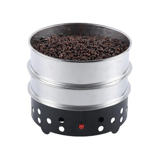 110V/220V Household Small Coffee Bean Roaster High Suction Stainless Steel Cooler Cooling Plate With Filter Radiator