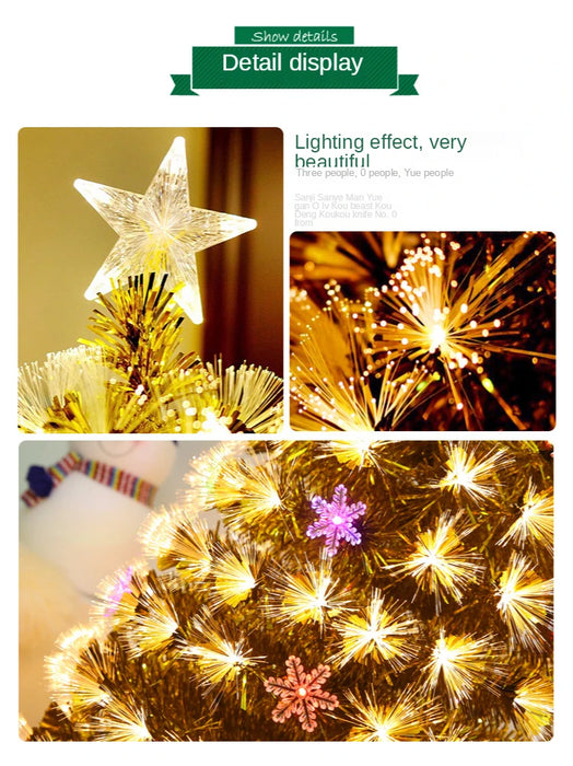 GY High-End Optical Fiber Christmas Tree 1.2/1.5/1.8 Household Package 3 M Large Shopping Mall Christmas Decorations Ornaments