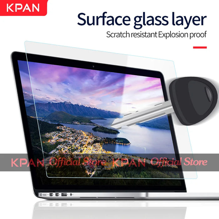 KPAN Universal HD Tempered Glass Film Laptop Notebook Screen Protector 13 14 15 16 17 Inch 16:9 For HP Asus Dell Acer Lenovo LG