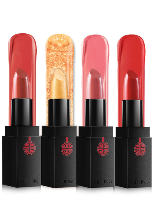 zq Stick Mouth Red Lip Mud Lasting Moisturizing and Nourishing Waterproof Discoloration Resistant Student Lipstick Female