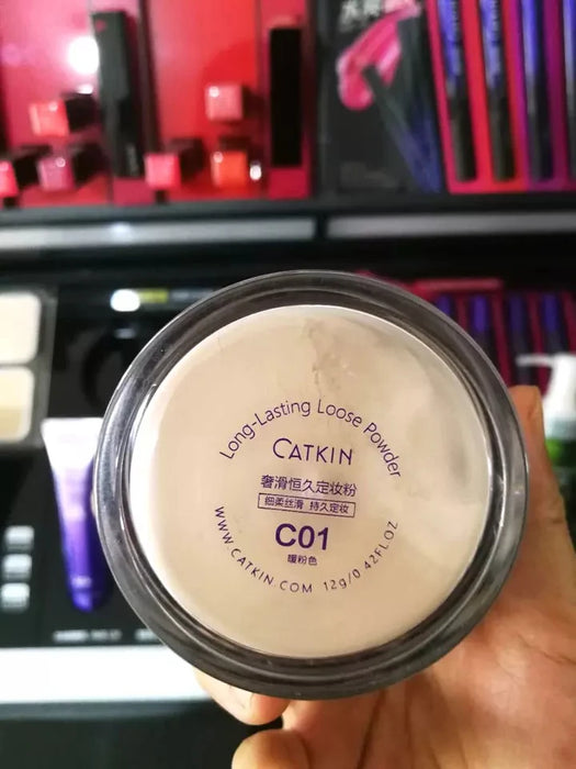 TT Catkin Luxury Smooth Lasting Finishing Powder Fine Soft Silky Long Lasting Brightening Oil Control Powder FacePowder Conceale