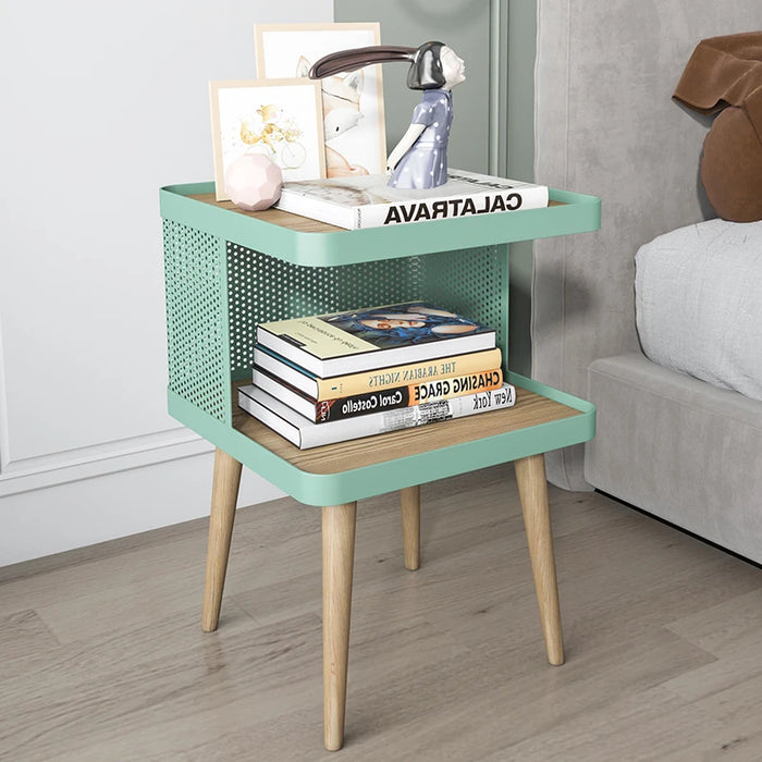 zq Nordic Bedside Table Simple Modern Storage Cabinet Simple Bedroom Bedside Small Cabinet Storage Rack