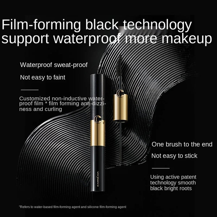 CY CARSLAN Micro-Carved Mascara Waterproof Long Curling Extra Long Fine Bruch Head Not Smudge Free Shipping