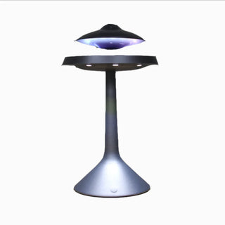 Smart Wireless Creative 3D Surround Sound Magnetic Levitation Wireless Charging Bluetooth Speaker LED Desktop UFO Table Lamp