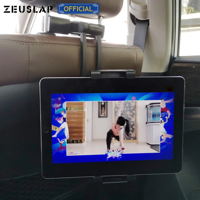 Tablet Monitor Car Holder Stand Car Rear Pillow For Ipad with Universal 360 Rotation Bracket Back Seat Car Mount Handrest PC