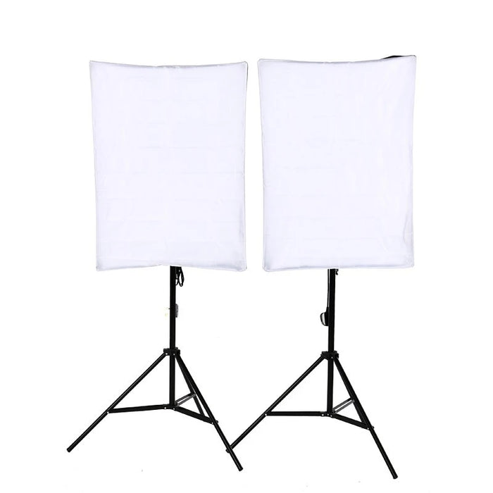 Photography Studio Softbox Light Stand Kit Continuous Lighting Lighting box 2pcs 50 x 70cm / 20inchx 28inch Reflector for Video