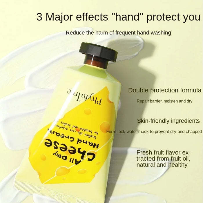 TT Cheese Hand Cream Whitening Moisturizing Whitening Female Hydrating Non-Greasy Moisturizing Famous Brand Authentic Men