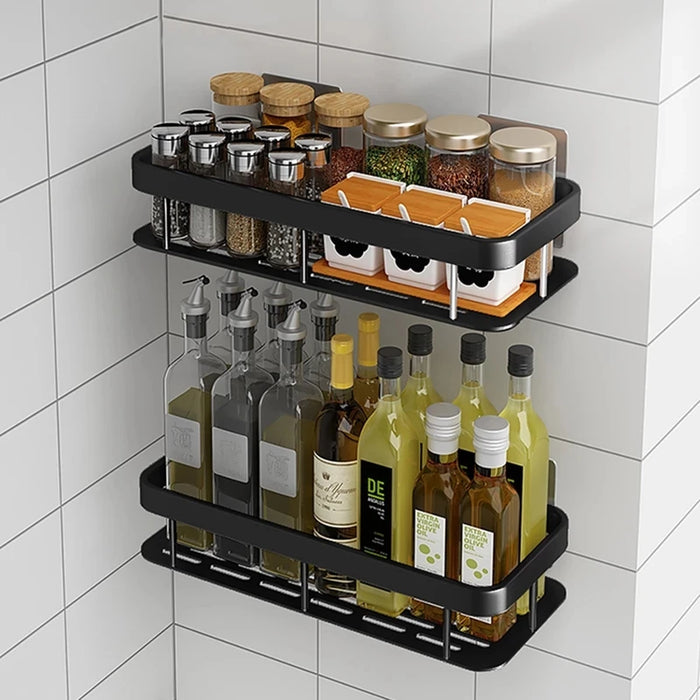 Bathroom Shelves No-drill Wall Mount Corner Shelf Shower Storage Rack Holder for WC Shampoo Organizer Bathroom Accessories