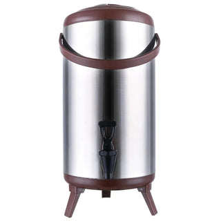 4pcs milk Tea Bucket Heat Preservation Bucket 8/10L Stainless Steel Milk Tea  Milk Insulation Bucket Water Dispenser Keep Warm