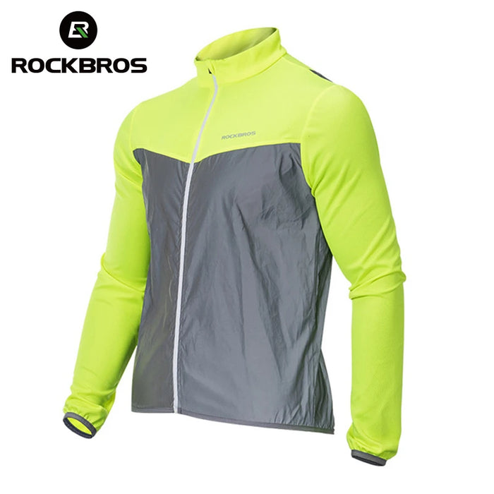 ROCKBROS Windproof Bicycle Vest Breathable Reflective Polyester Jacket Safety Sleeveless MTB Road Bike Jersey Cycling Equipment