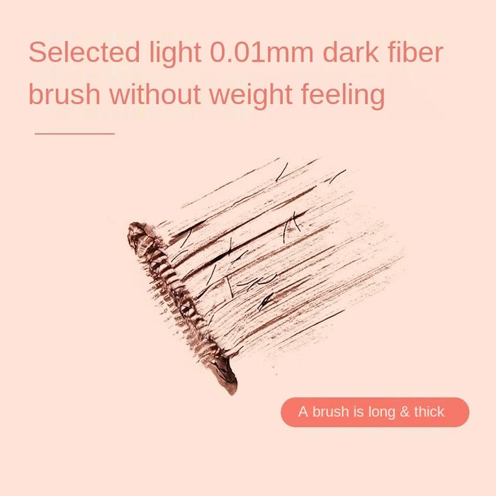 zq Flowing Cloud Ruoshui Base Mascara 1 Fine Bruch Head Waterproof Long Curling Not Easy to Smudge