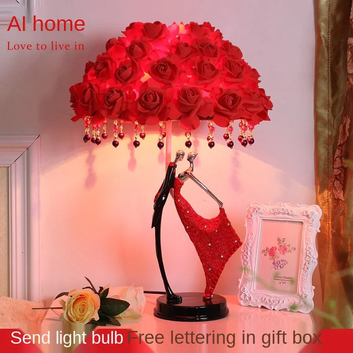 TT Wedding Creative Table Lamp Romantic Wedding Long Life Lamp Bride Dowry Wedding Room Decoration Decoration Internet Celebrity