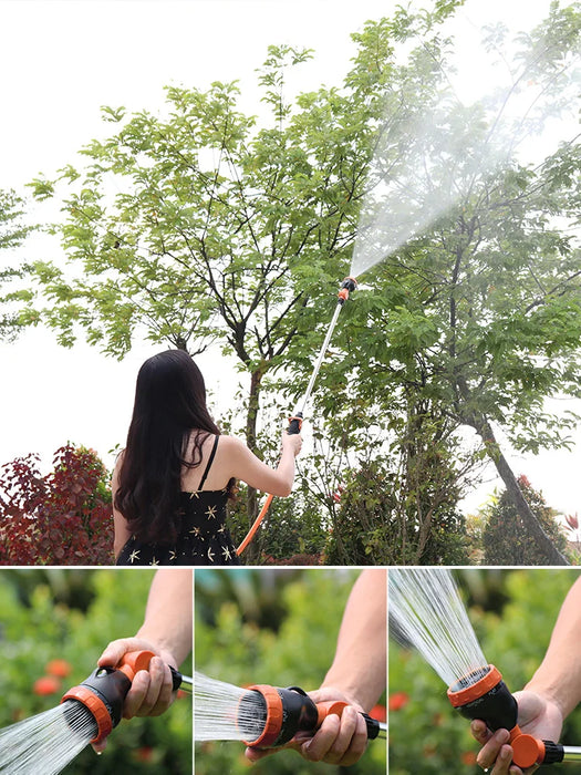 GY Long Brush Holder Sprinkler Gardening Watering Artifact Garden Car Washing Gun Irrigation Sprayer Garden Greening Shower