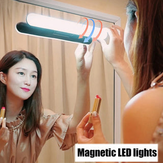 LED Makeup Lamp Light USB Eye Protection Rechargeable Portable Hanging Magnetic Lamp Touch Switch Mirror Light Selfie Light
