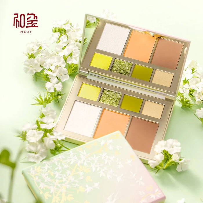 TT Xi Palace Museum Makeup Palette Full Set Eye Shadow Girl Blush Fresh Highlight Repair Portable and Versatile Gift for Women