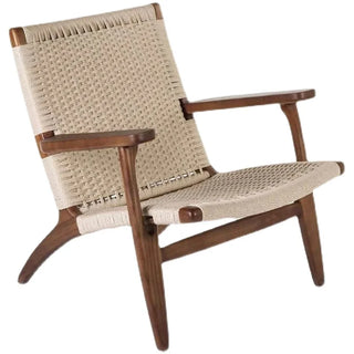 TT New Style White Wax Wood Balcony Leisure Chair Lazy Sofa Rattan Chair Solid Wood People's Sleeping Wind Rattan