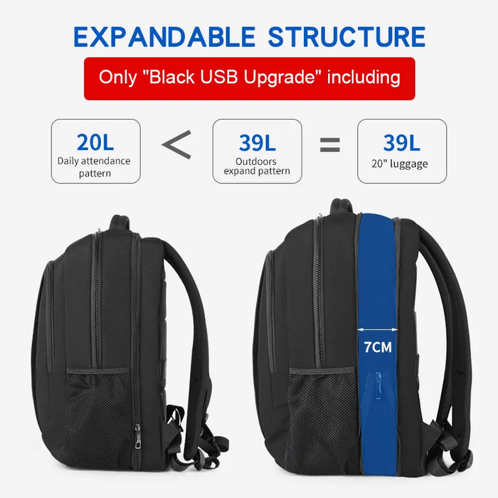 Lifetime Warranty Men's Backpack 14 15.6 17.3inch Laptop Backpack Bag For Men Anti Theft School Backpack Male Travel Bag Mochila