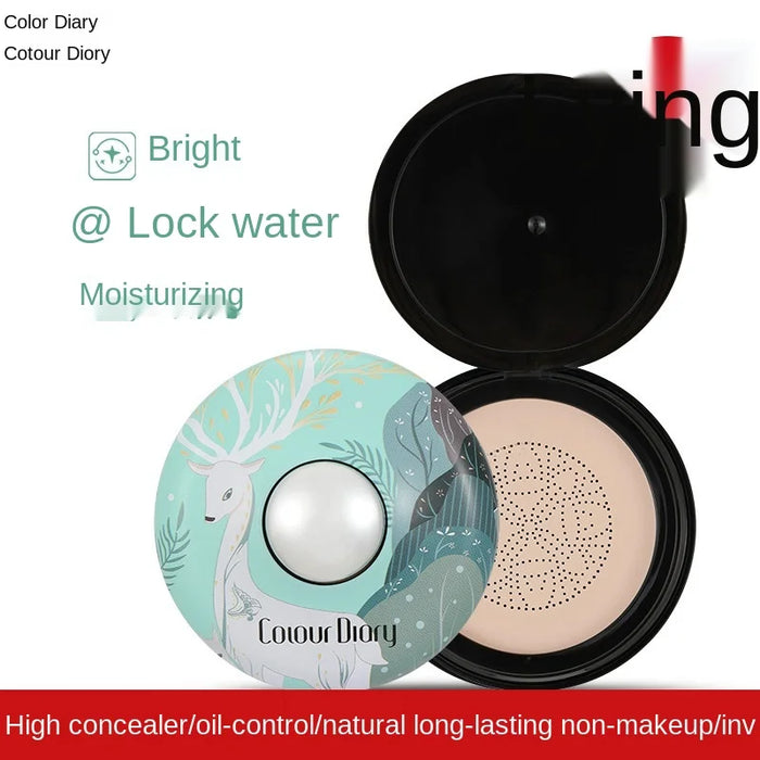 TT Color Diary Water Drop Mushroom-Shaped Haircut Cushion BB Cream Black Pearl CC Collagen Cream