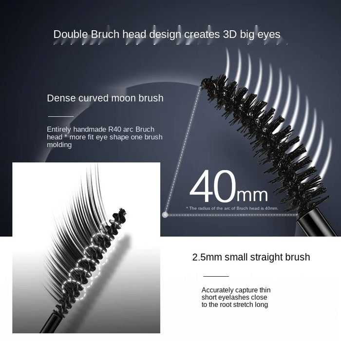 CY CARSLAN Micro-Carved Mascara Waterproof Long Curling Extra Long Fine Bruch Head Not Smudge Free Shipping