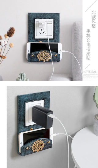 zq European Style Switch Stickers Household Socket Decorative Sticker Wall Mobile Phone Stand Switch Cover Free Shipping