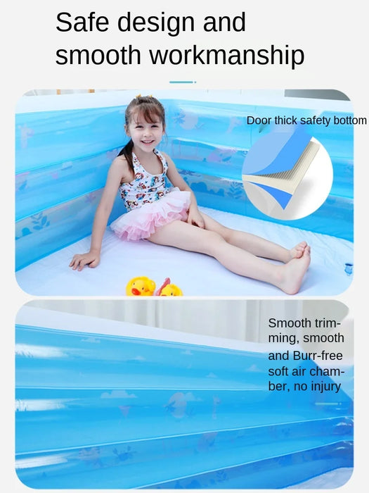 TT Household Children's Inflatable Swimming Pool Thickened Super Large Baby Baby Folding Bucket