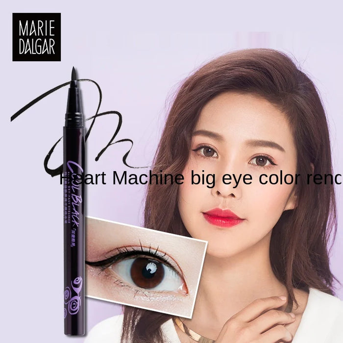 TT MARIE DALGAR Cool Black Eyeliner Liquid Eyeliner Waterproof Smear-Proof Black Quick-Drying Long-Lasting