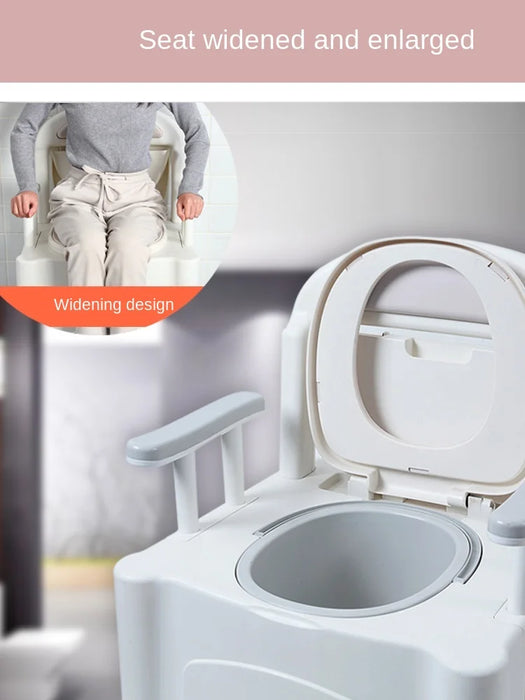 TT Portable Toilet for Pregnant Women and the Elderly Indoor Portable Seat for Patients and the Elderly