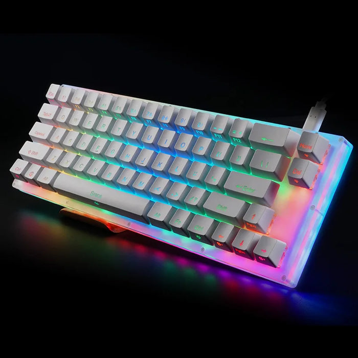 Womier k66 Custom Mechanical Keyboard Kit 65% 66 PCB CASE hot swappable switch support lighting effects with RGB switch led