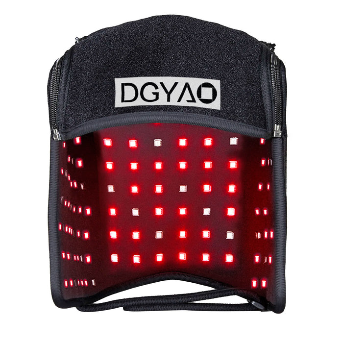 DGYAO LED 660nm Red Light Therapy 880nm Near Infrared Device Brain Optimization Hair Grow Cap Healthy Brace Home Use Equipment