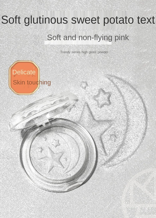 zq Diamond Highlight Glitter Cream Pearlescent Long-Lasting Face Brightening and Repairing Nose Shadow