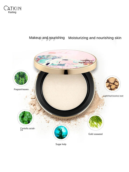 TT Catkin Spring River and Moon Night Highlight Bronzing Powder Plate Brightening Skin Color Nose Shadow Shadow Side ShadowFairy