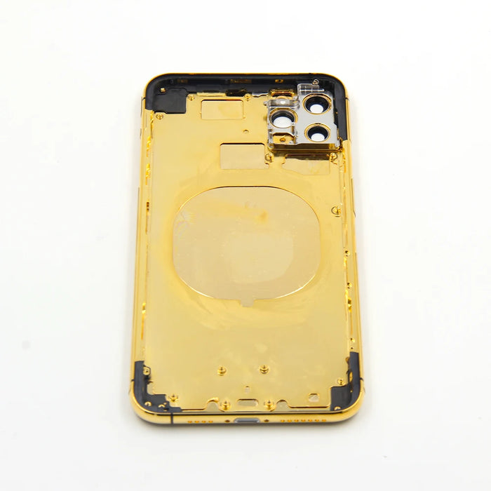 24KT Gold Plated Housing for Phone 11/11 Pro/11 Pro Max Replacement Cover forPhone Back Battery Cover Customized Design