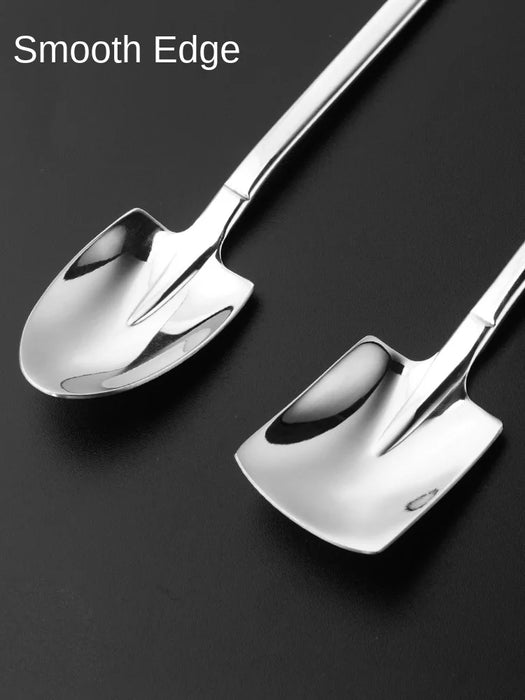 zq Couple Doraemon Dedicated Spoon Stainless Steel Creative Large Small Shovel Spoon Free Shipping