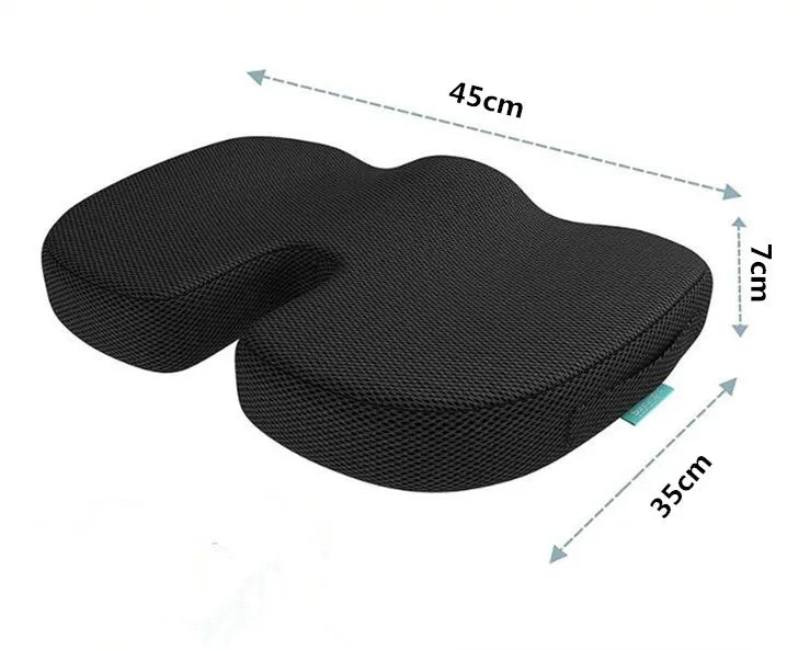 Gel Orthopedic Memory Cushion Foam U Coccyx Travel Seat Massage Car Office Chair Protect Healthy Sitting Breathable Pillows