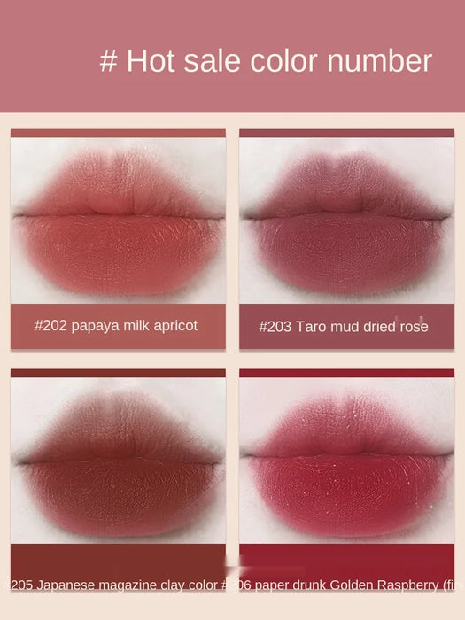 zq Small Milk Blocks Cream Lipstick Matte Soft Matte Student Cheap Lipstick Female Niche