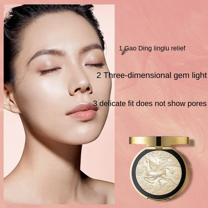 TT CARSLAN Dunhuang Joint Name Linglu Relief Highlight Powder Repair Makeup Palette Face Three-Dimensional Brightening Female