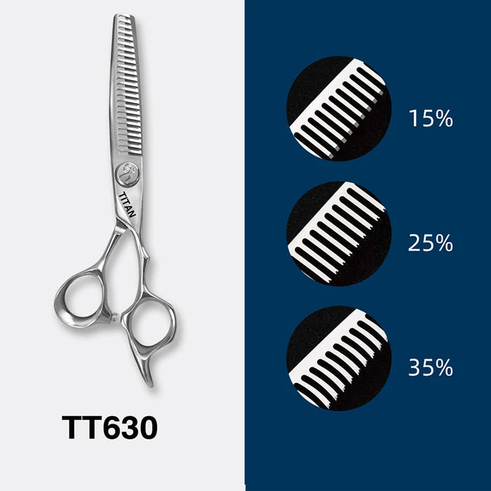 Titan 6inch cut well hair dressing professional barber hair scissors for hair