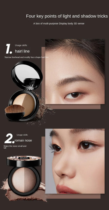 CY MARIE DALGAR Shading Powder Disc Nose Shadow Side Shadow Hairline Powder Highlight Filling Brightening Free Shipping