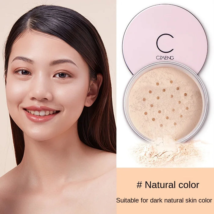 TT Face Powder Oil Control Makeup Long-Lasting Concealer Smear-Proof Makeup Dry Skin Finishing Powder Powder Female Student