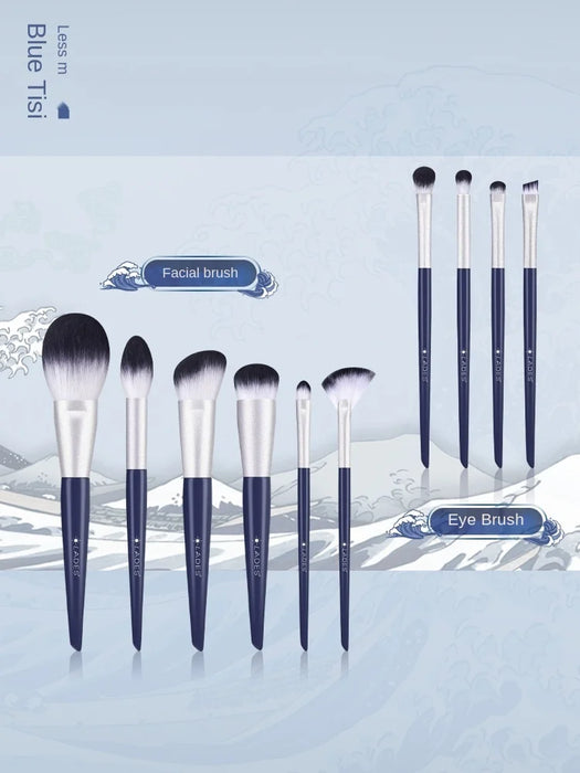 TT New Bihai Chaosheng Series Makeup Brush Kit for the Novice Face Powder Eye Shadow Brush Novice Beauty Tools