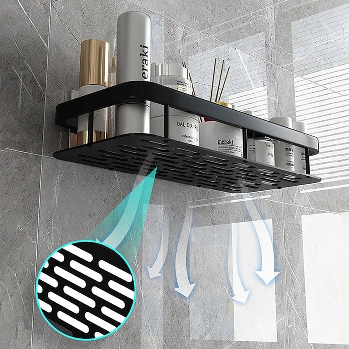 Bathroom Shampoo Holder Punch-Free Shower Shelf Rack Corner Shelves Kitchen Storage Organizer for Bathroom Accessories Set