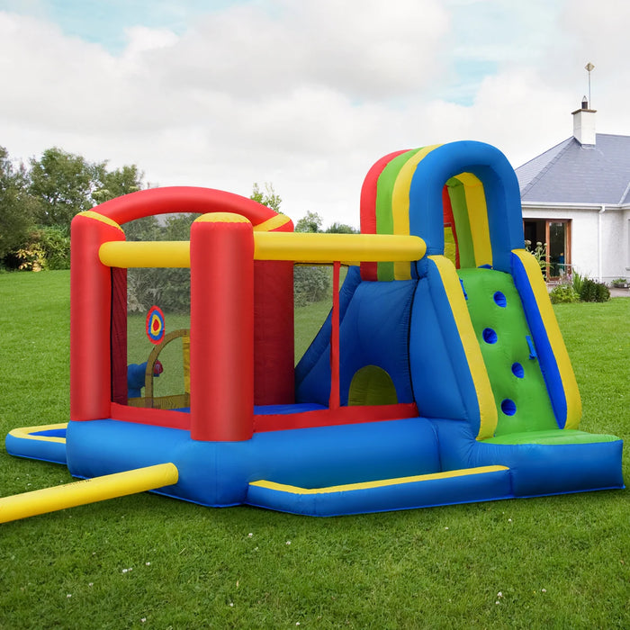 Inflatable Kid Bounce House Slide Climbing Splash Park Pool Jumping Castle OP70103