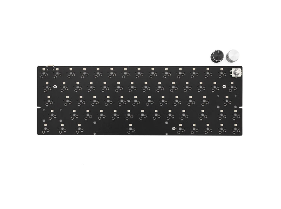 BM 60% gh60 hot swappable Custom Mechanical Keyboard BM60EC PCB bm60 ec pcb PCB program VIA full rgb switch underglow type c