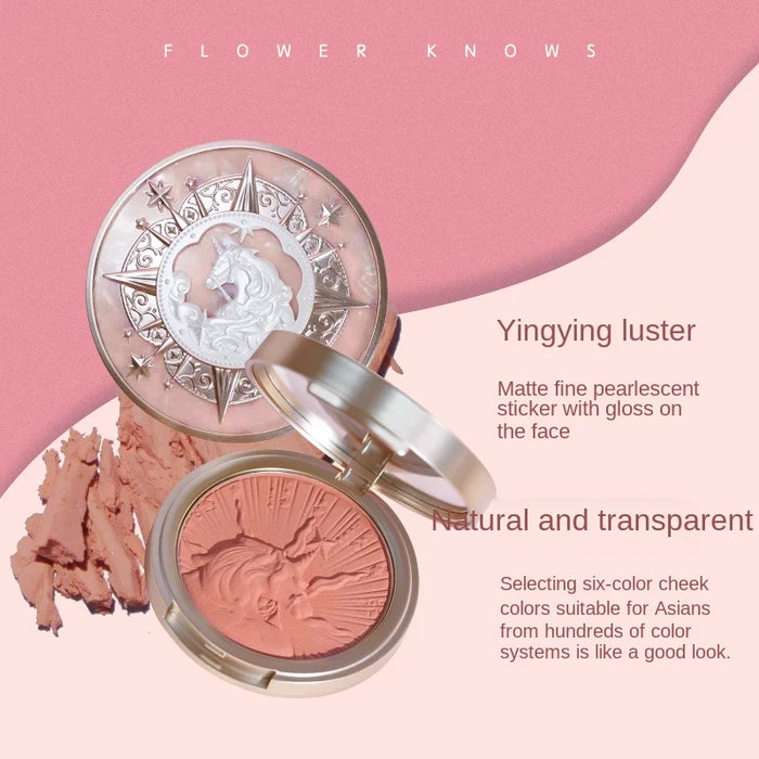 Flowers Know That Relief Blush Is Delicate and Natural to Improve the Color and Vitality Red Orange Color Free Shipping
