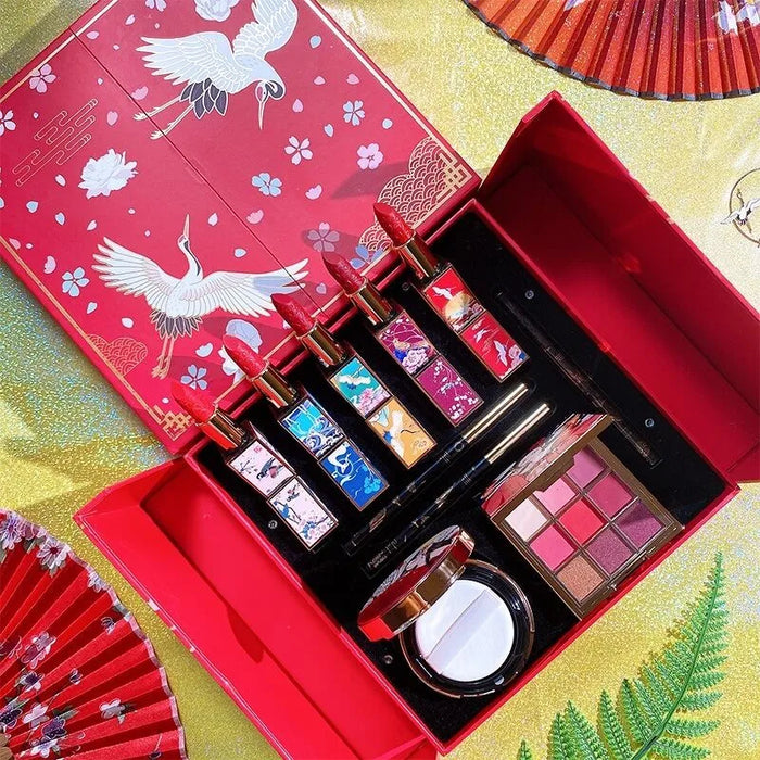 TT Palace Museum Joint Name Carved Lipstick Kit Chinese Style Gift Box Big Brand Beauty Lip Gloss Cosmetics Group