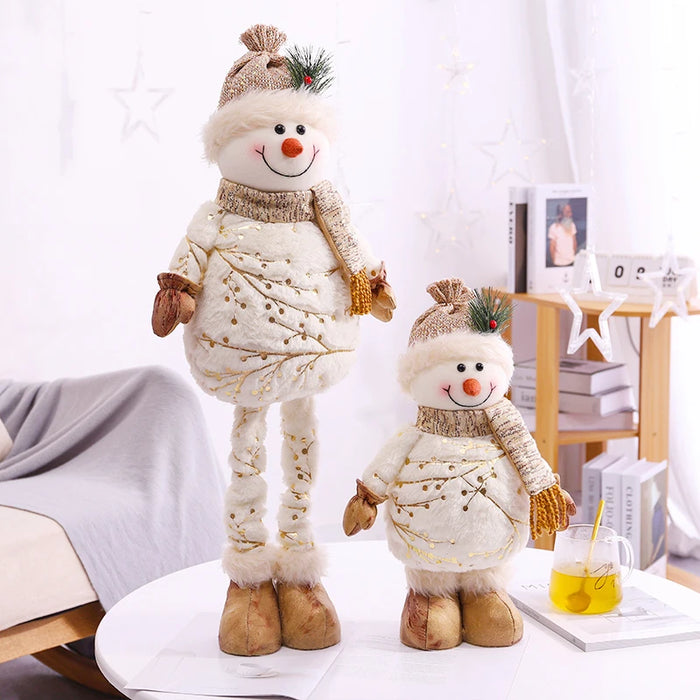 GY Christmas Christmas Doll Mall Hotel Show Window Layout Retractable Doll Christmas Tree Scene Decoration Snowman Ornaments